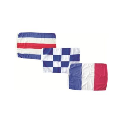 Jeu de 3 pavillons 30 x 40 cm National + N + C