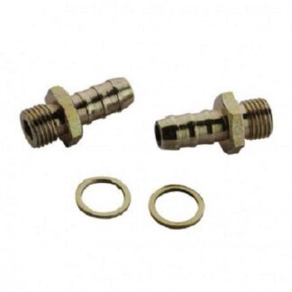 Raccord mâle 1/4" - 8 mm pour décanteur carburant (lot de 2 pièces)